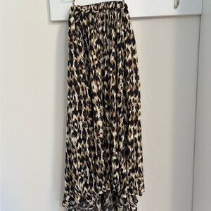 Anthropologie asymmetrical A-Line Skirt - size small